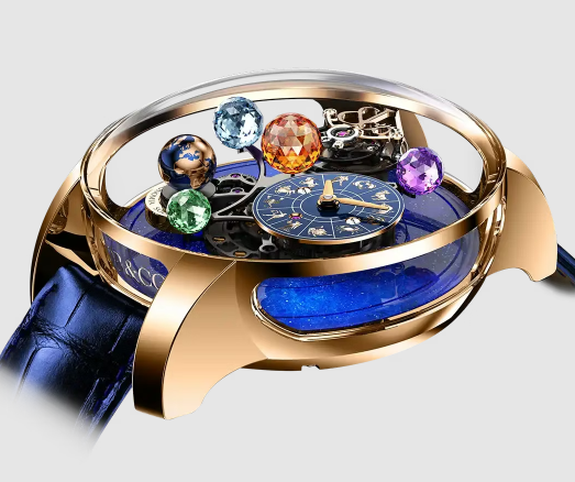 Jacob & Co astronomia solar zodiac ROSE GOLD WITH BLUE AVENTURINE DIAL replica watch AS310.40.AA.UA.A Jacob & Co astronomia solar zodiac ROSE GOLD WITH BLUE AVENTURINE DIAL replica watch AS310.40.AA.UA.A